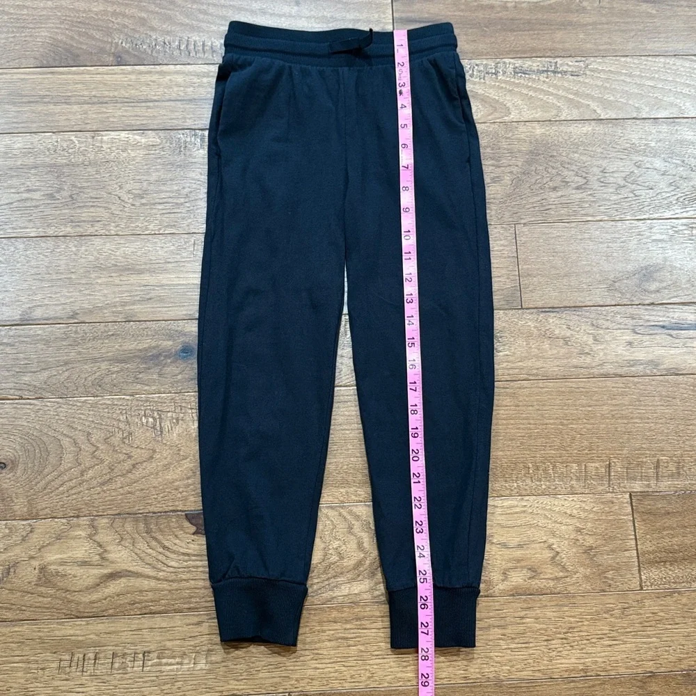 H&M Girls Cotton Black Jogger Pants - Size US 7